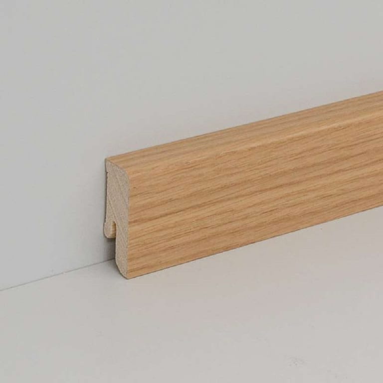 CLEOS Sockelleiste Eiche kubisch 4 cm