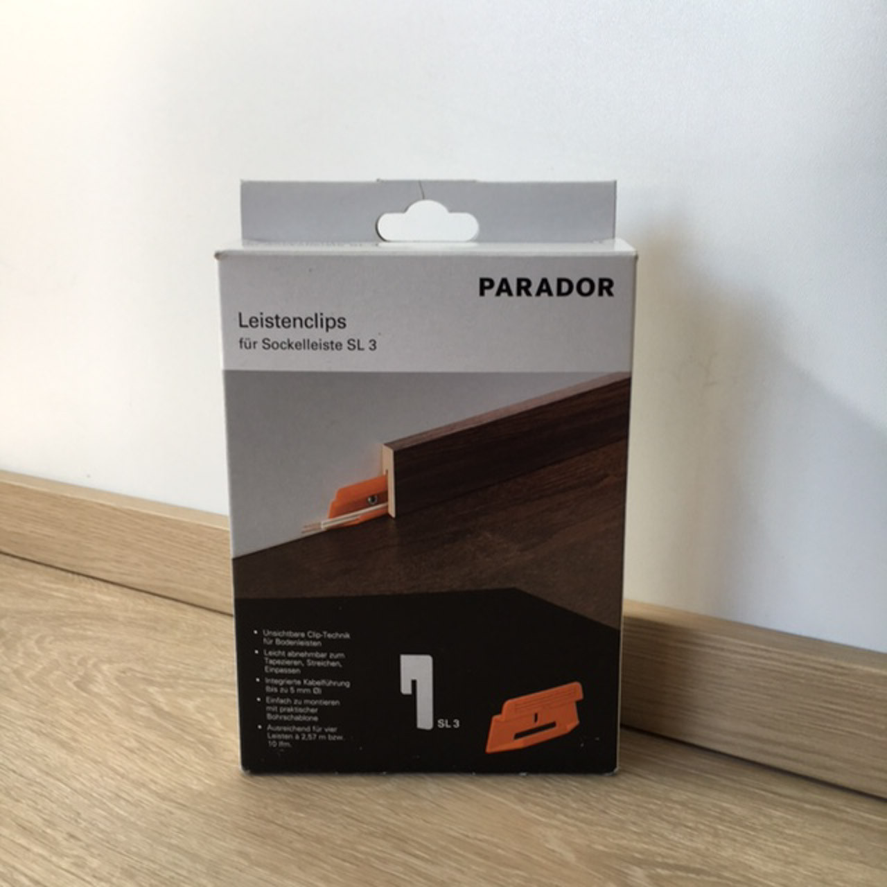 PARADOR Leistenclips orange